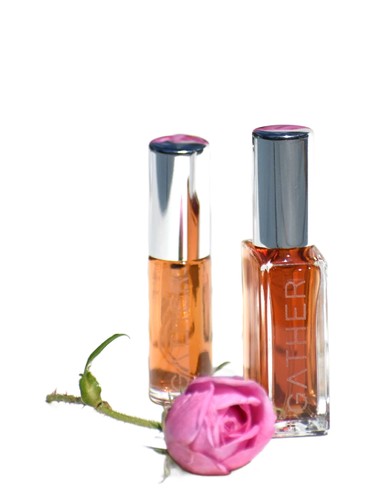 Gather Perfume Rainwater Rose fragrance bottle