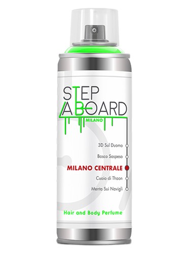 Step Aboard Milano Centrale fragrance bottle