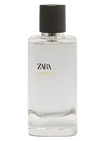 Zara Greenery fragrance bottle