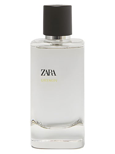 Zara Greenery fragrance bottle