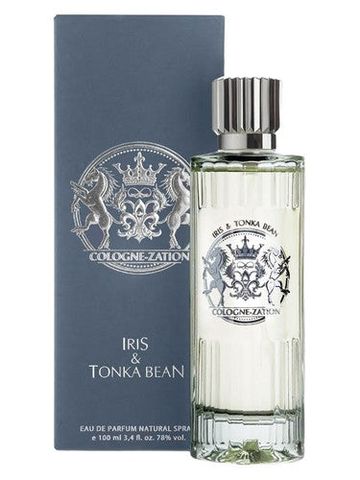 Cologne-Zation Iris & Tonka Bean fragrance bottle
