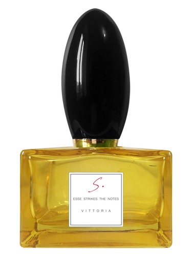 Esse Strikes The Notes Vittoria fragrance bottle