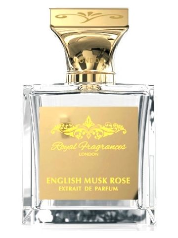 Royal Fragrances London English Musk Rose fragrance bottle