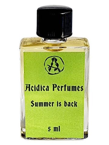 Acidica Perfumes Summer is Back fragrance bottle