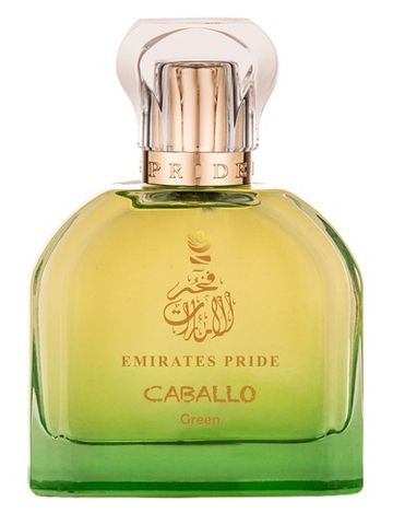Emirates Pride Perfumes Caballo Green fragrance bottle