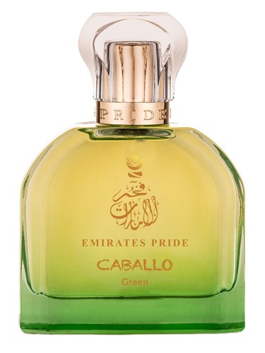Emirates Pride Perfumes Caballo Green fragrance bottle
