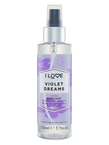 I LOVE Violet Dreams fragrance bottle