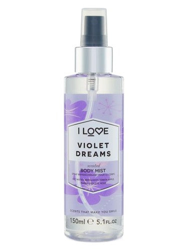 I LOVE Violet Dreams fragrance bottle