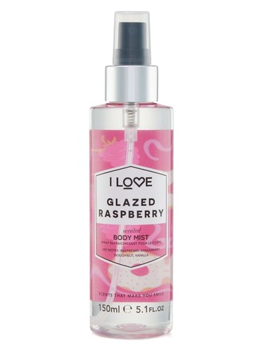 I LOVE Glazed Raspberry fragrance bottle