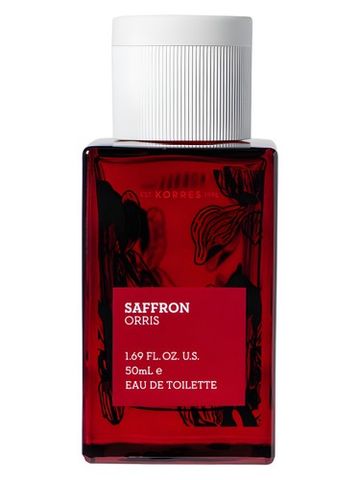 Korres Saffron Orris fragrance bottle