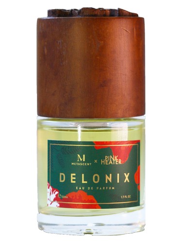 MetaScent Delonix fragrance bottle