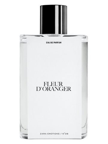Zara Fleur d'Oranger fragrance bottle