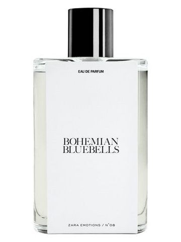 Zara Bohemian Bluebells fragrance bottle