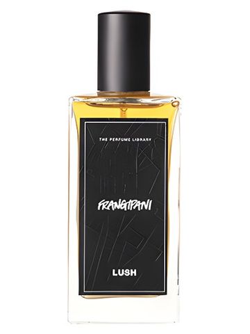Lush Frangipani fragrance bottle