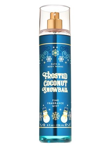 Bath & Body Works Frosted Coconut Snowball fragrance bottle