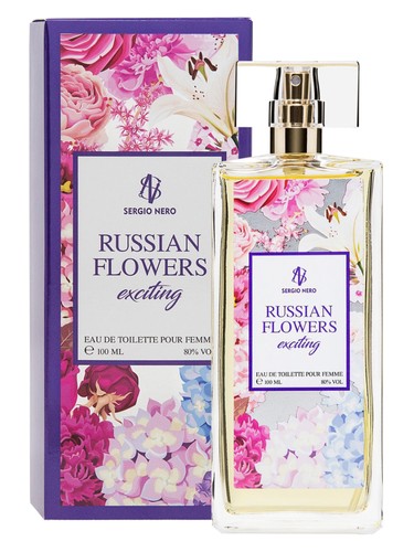 Sergio Nero Russian Flowers Exciting fragrance bottle