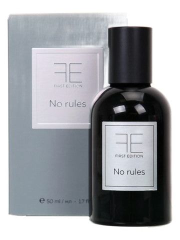 First Edition No Rules fragrance bottle