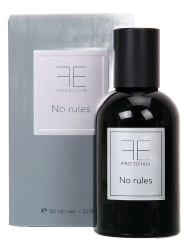 First Edition No Rules fragrance bottle