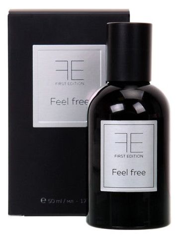 First Edition Feel Free fragrance bottle