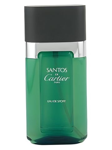 Cartier Santos Eau de Sport fragrance bottle
