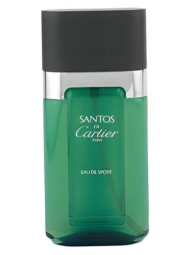 Cartier Santos Eau de Sport fragrance bottle