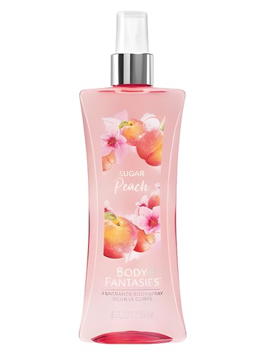 Body Fantasies Sugar Peach fragrance bottle
