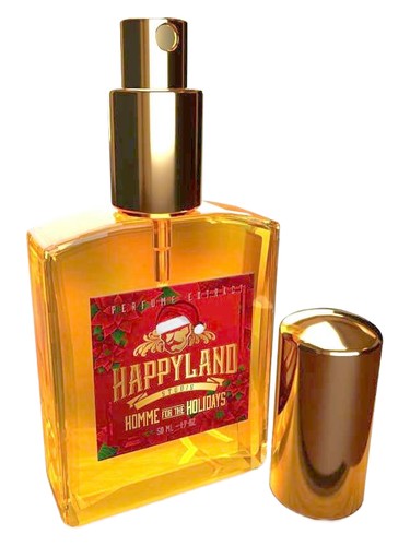 Happyland Homme for the Holidays fragrance bottle