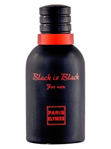 Paris Elysees Black Is Black fragrance bottle