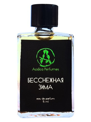 Acidica Perfumes Snowless winter (Бесснежная зима) fragrance bottle