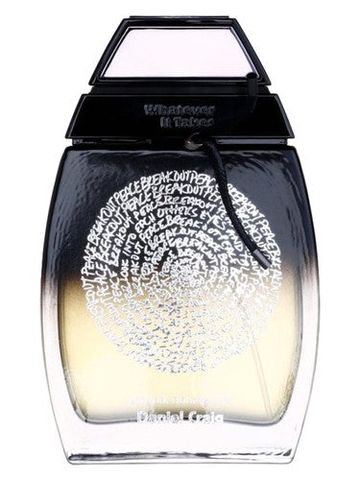 Apple Beauty Whatever It Takes Daniel Craig fragrance bottle