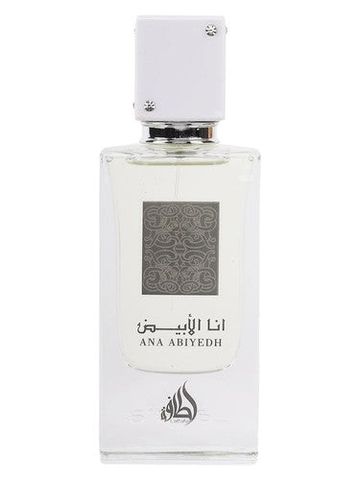 Lattafa Perfumes Ana Abiyedh fragrance bottle
