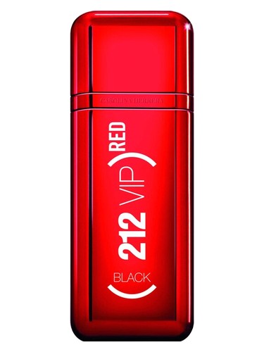 Carolina Herrera VIP Black Red fragrance bottle