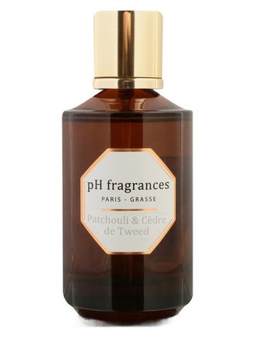 pH Fragrances Patchouli & Cedar of Tweed fragrance bottle