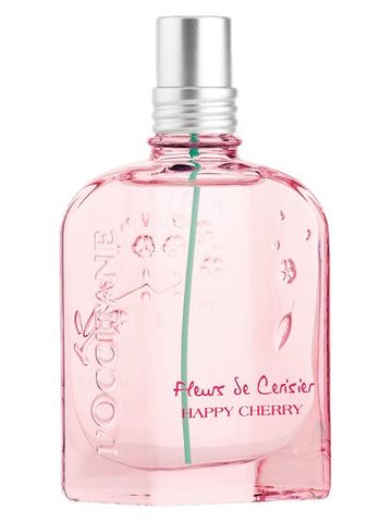 L Occitane en Provence Fleurs de Cerisier Happy Cherry Eau De Toilette fragrance bottle