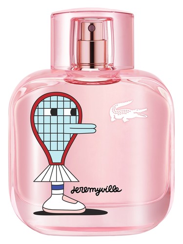 Lacoste Fragrances Eau de Lacoste L.12.12 Sparkling Collector Edition Pour Femme x Jeremyville fragrance bottle