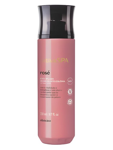 O Boticario Rosé fragrance bottle