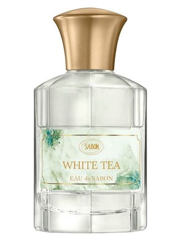 Sabon White Tea fragrance bottle