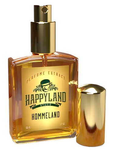 Happyland Hommeland fragrance bottle