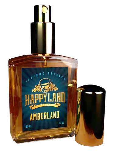 Happyland Amberland fragrance bottle