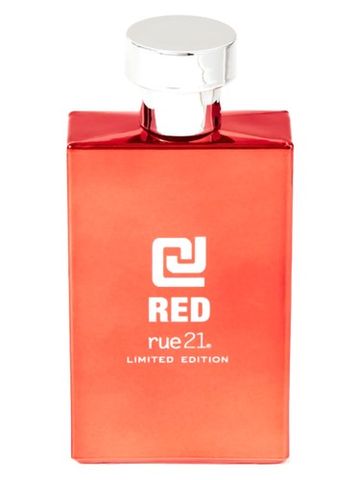 Rue21 CJ Red Cologne Limited Edition fragrance bottle
