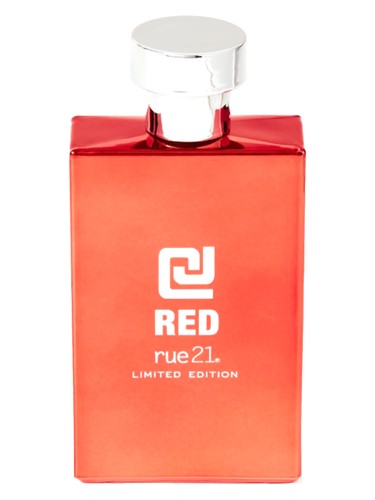 Rue21 CJ Red Cologne Limited Edition fragrance bottle