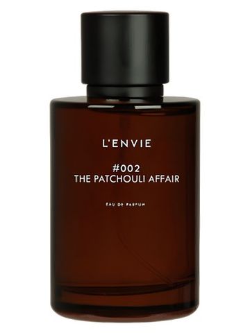 L’envie Parfums #002 The Patchouli Affair fragrance bottle