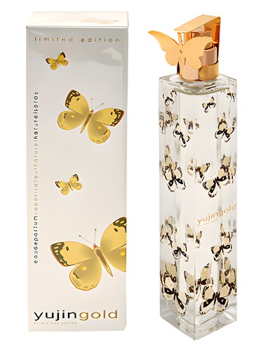 Ella Mikao Yujin Gold fragrance bottle