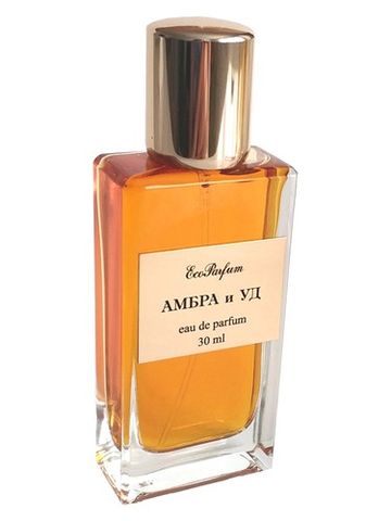 EcoParfum Amber and oud Амбра и уд fragrance bottle