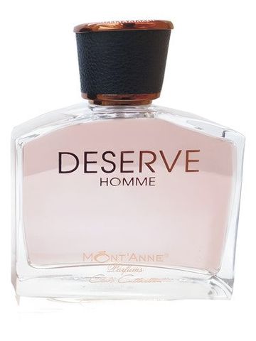 Mont Anne Parfums Deserve Homme fragrance bottle