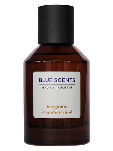 Blue Scents Bergamot & Amberwood fragrance bottle