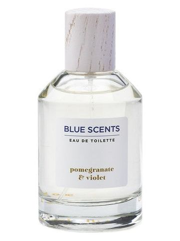 Blue Scents Pomegranate & Violet fragrance bottle