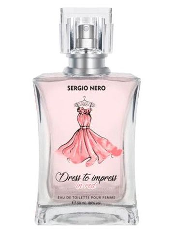Sergio Nero Dress To Impress In Red fragrance bottle
