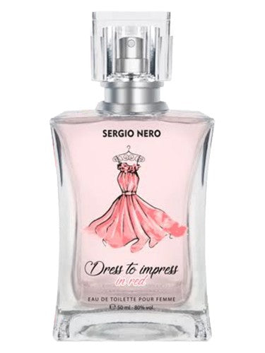 Sergio Nero Dress To Impress In Red fragrance bottle