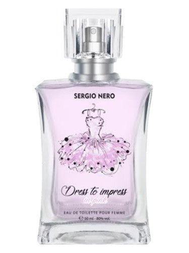 Sergio Nero Dress To Impress In Pink fragrance bottle